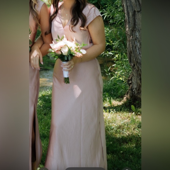 Dusty Rose Bridesmaid Dress - Picture 3 of 6